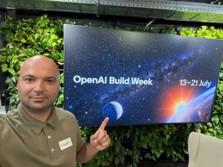 Liburn Shala bei der OpenAI Build Week